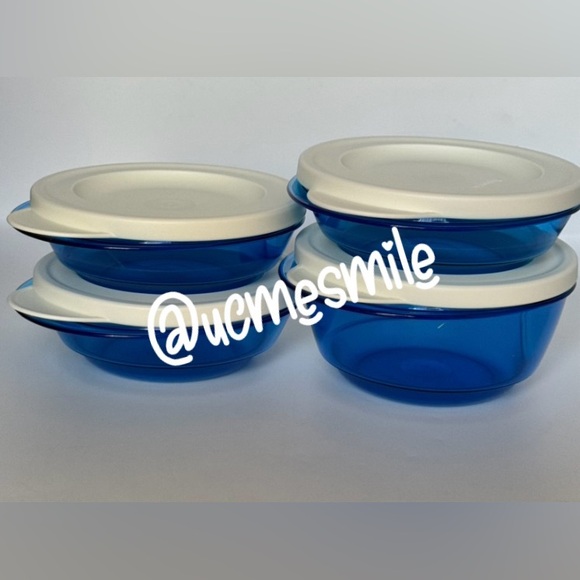 Tupperware Clear Elegant Acrylic Preludio Bowl Set - Picture 6 of 10